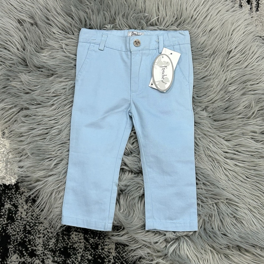 Frenchie Mini Couture Sky Blue Chino Pant Size 6 Month any ($60)